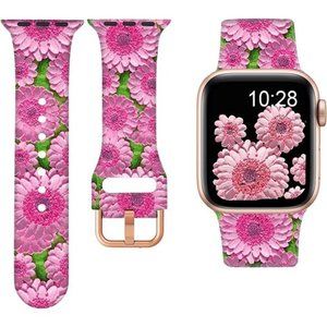 NEW Pink Floral Apple Watch Band